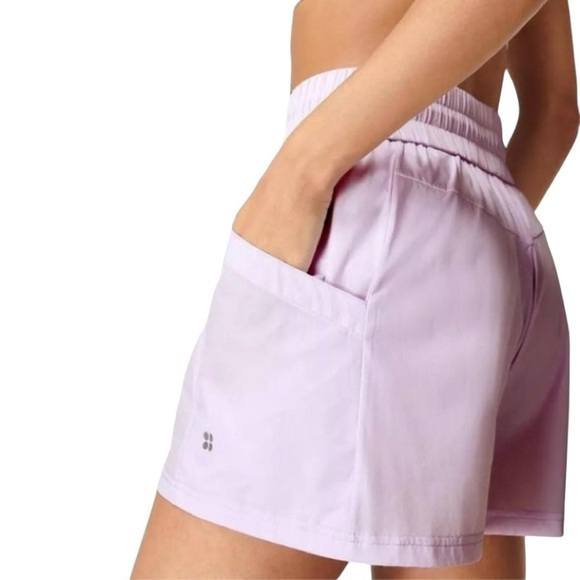 Sweaty Betty Circuit Workout Shorts Light Purple Size 8/10 Medium SB8215 - Picture 3 of 11
